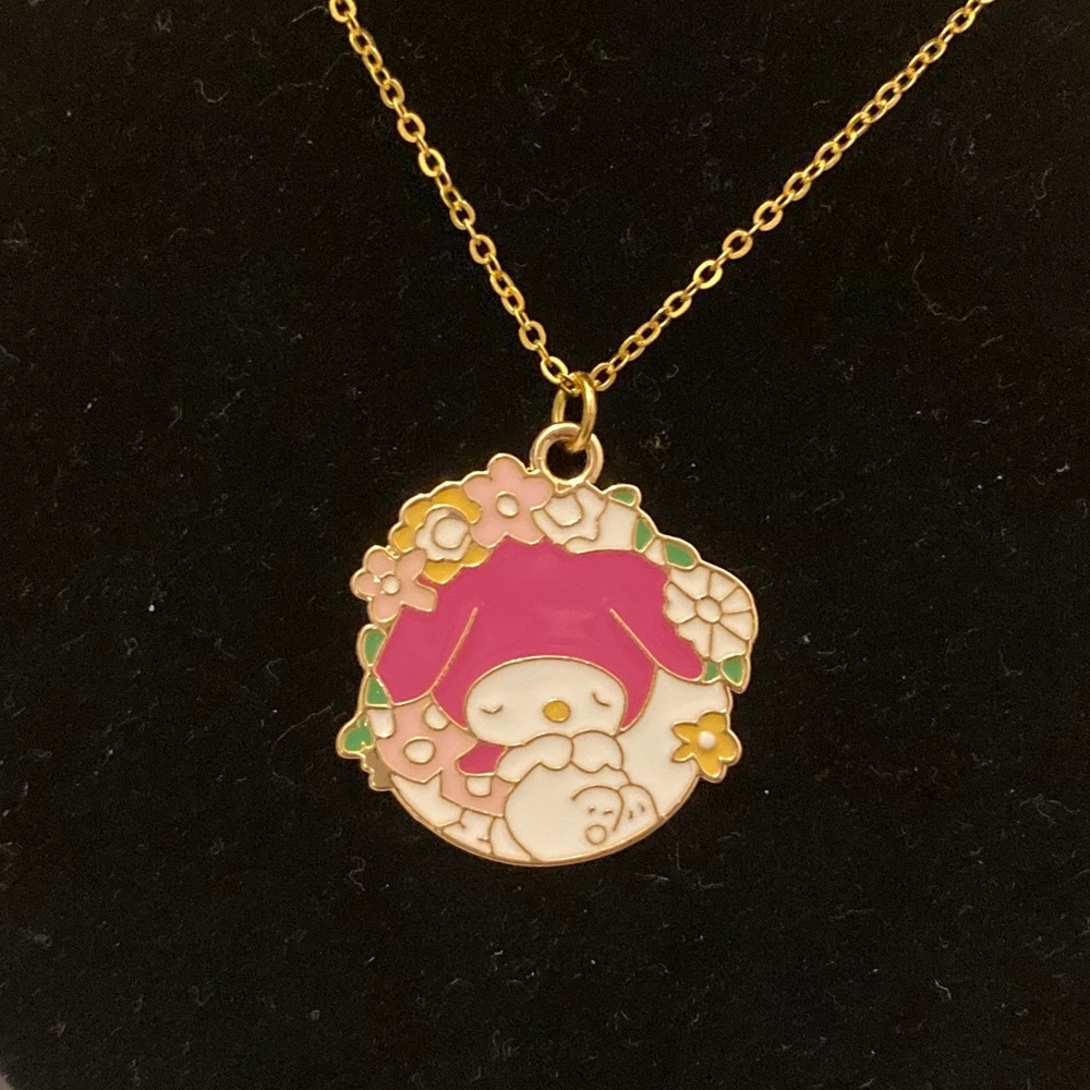 Handmade Sleepy My Melody Pendant Necklace